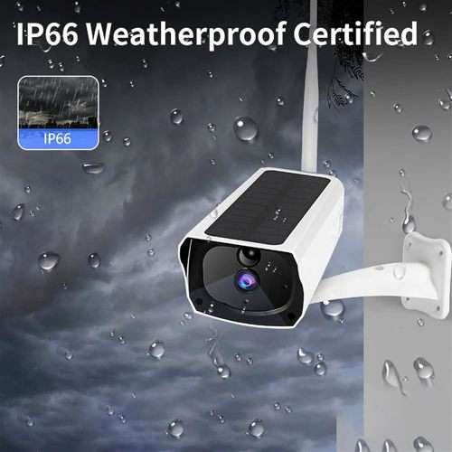 Home Security Protection WiFi Battery Solar Panel Power CCTV Surveillance Waterproof Two Way Audio