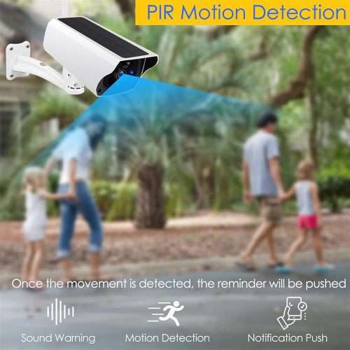 Home Security Protection WiFi Battery Solar Panel Power CCTV Surveillance Waterproof Two Way Audio