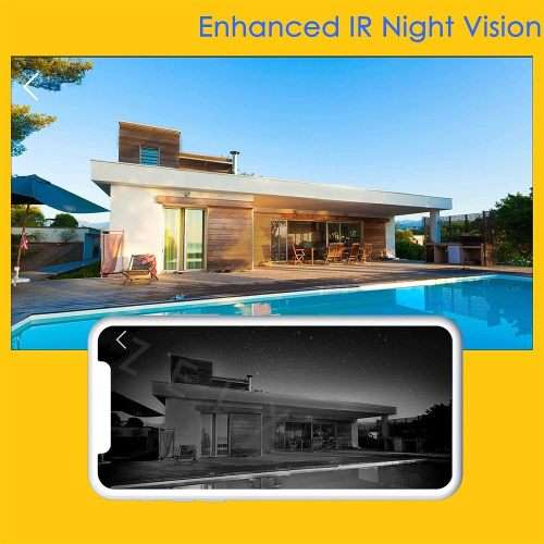 Home Security Protection WiFi Battery Solar Panel Power CCTV Surveillance Waterproof Two Way Audio