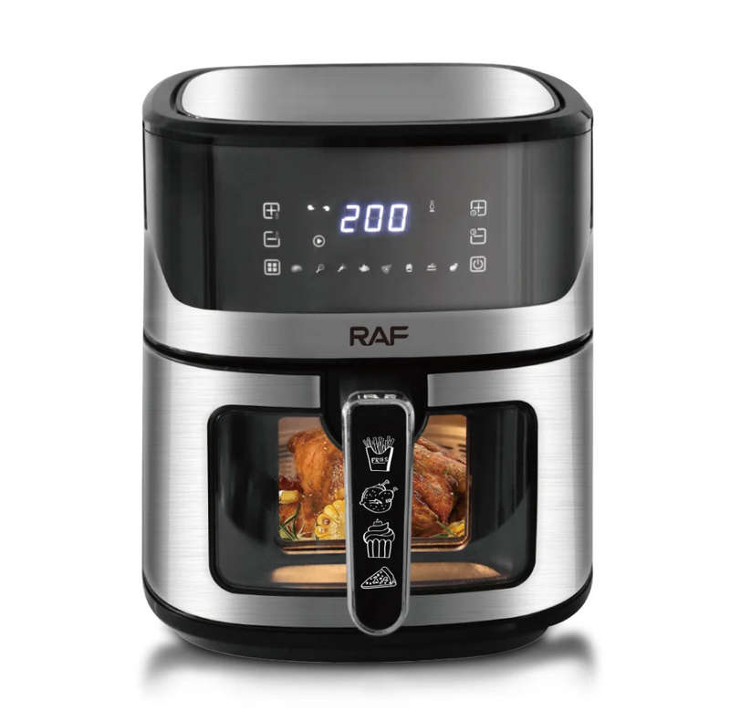 R.5373 Household Air Fryer 8.3L Touch Type 1600W Strong Power Visual Intelligence
