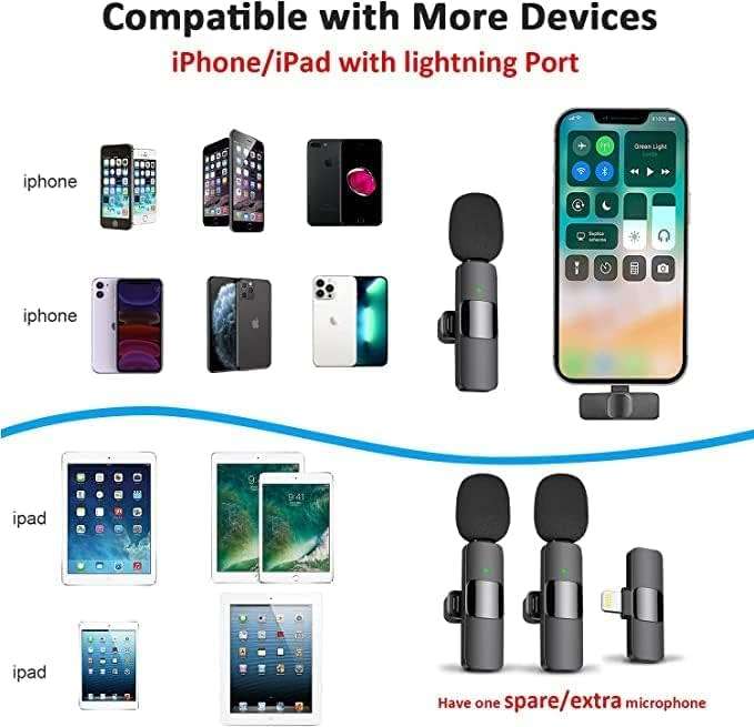 AE-62 K8 Wireless Lavalier Microphone