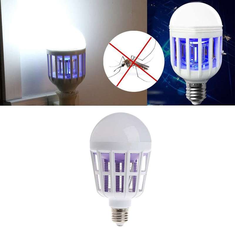 Light Bulb Mosquito Insect Killer Electric Bug Zapper