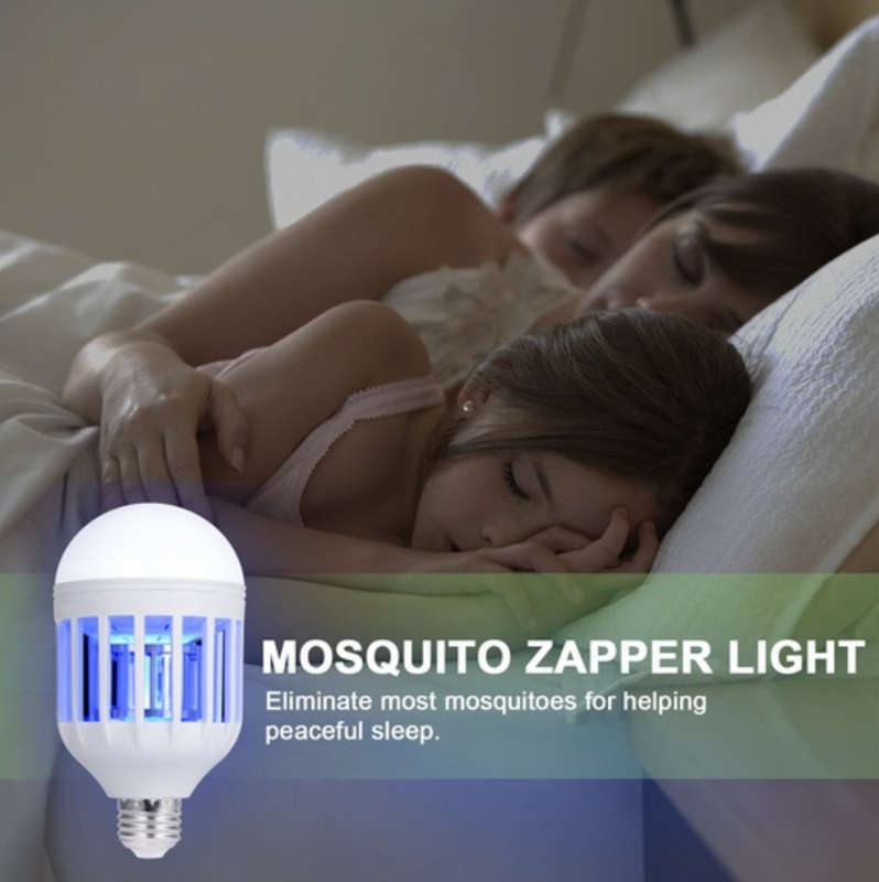 Light Bulb Mosquito Insect Killer Electric Bug Zapper