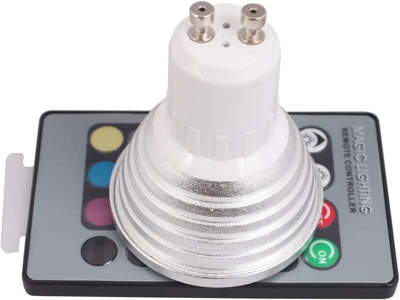 5W RGBW Remote Control GU10 LED Colour Changing Light Bulb