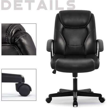 Home Office Chair Ergonomic Desk Chair Swivel - BLACK ONLY DISPLAYED/DEMO UNIT !!!!!