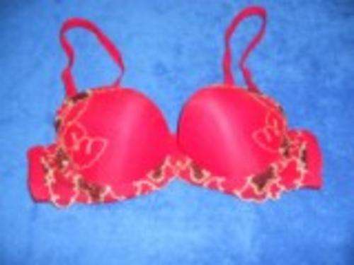 36B red bra padded