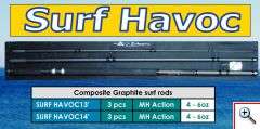 Adrenalin Surf Havoc Rods  14ft 3pice  COMP GRAPHITE