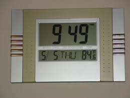 Modern Digital Wall Clock