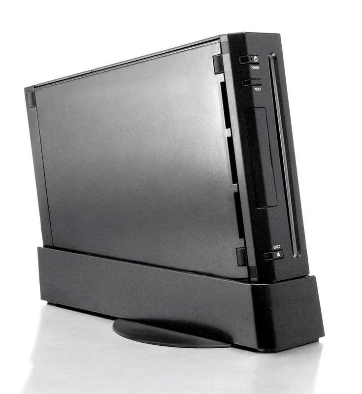 Black Wii Console 2 controlers and cables