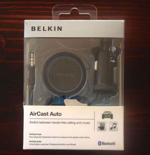 Belkin Aircast Auto Bluetooth Hands Free Car Kit & Music Streaming