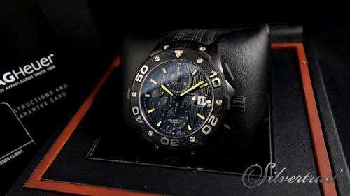 Tag Heuer Aquaracer Chronograph Automatic Black Dial Titanium