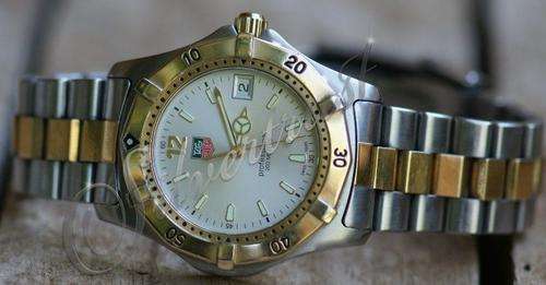***TAG HEUER MENS 2000 PROFESSIONAL TWO TONE 18K GOLD Pl***1st Bidder will win the Auction***
