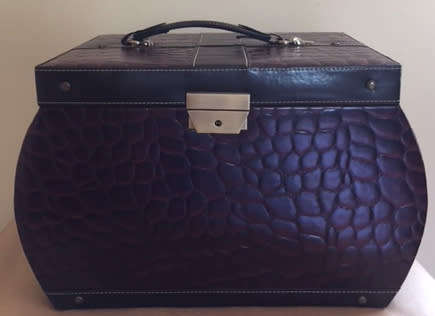 CaraMia Jewellery Box Brown Croco-Medium