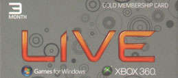 XBOX Live Gold - 3 months membership +1month free