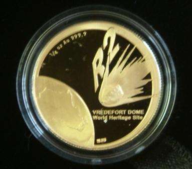 R2 1/4 oz 24carat Gold The Vredefort dome