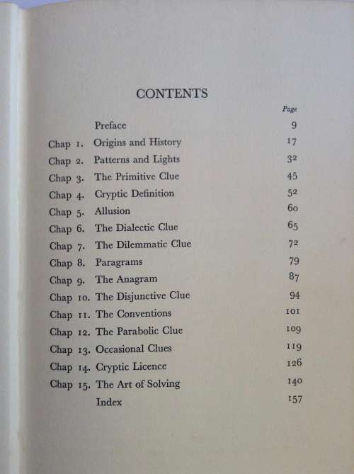 Anatomy of the crossword by D. St.P. Barnard