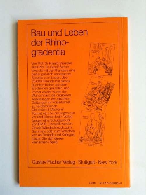 Bau und Leben der Rhinogradentia by Professor Dr. Harald Stümpke