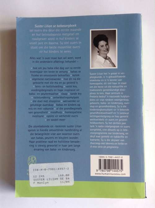 Suster Lilian se babasorgboek (Afrikaans) deur Sister Lilian Leistner
