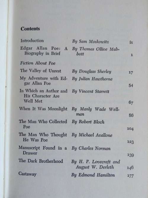 The Man Who Called Himself Poe by Sam Moskowitz