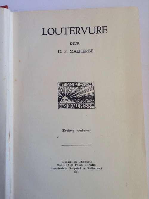 Loutervure by D.F. Malherbe