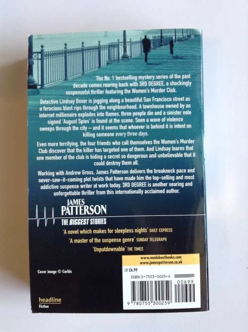 3rd Degree (Women`s Murder Club #3) by James Patterson and Andrew Gross