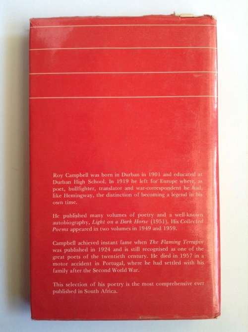 Roy Campbell Selected Poems by Roy Campbell