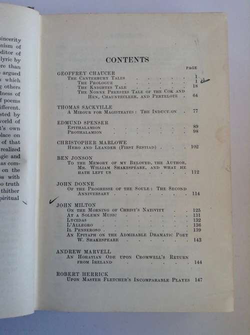 The English Parnassus: an anthology chiefly of longer poems 1916