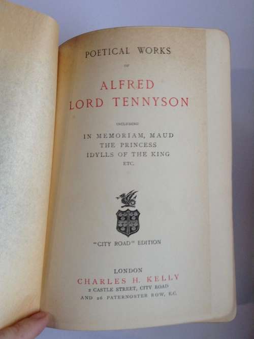 Poetical Works Of Alfred Lord Tennyson