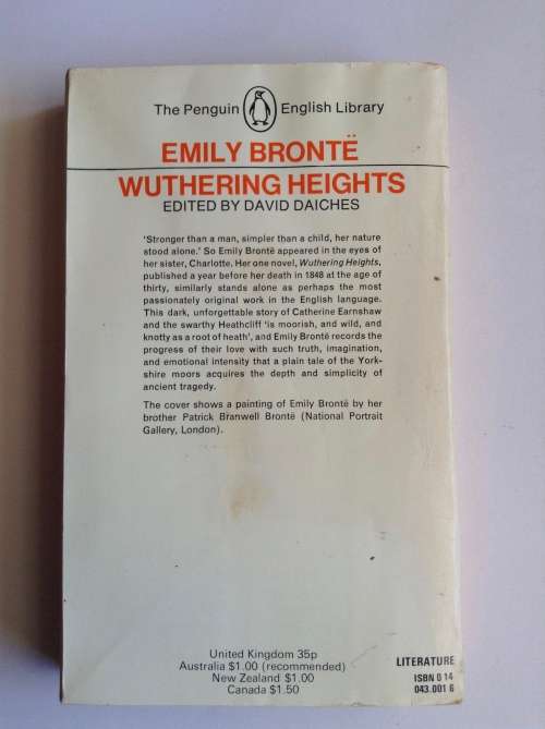 Wuthering Heights by Emily Bronte