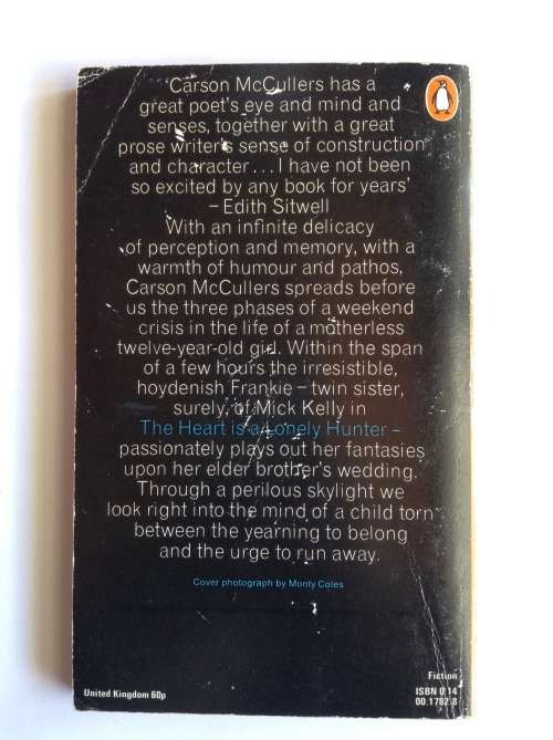 The Member of the Wedding by Carson McCullers