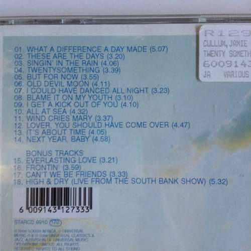 Jamie Cullum Twentysomething CD