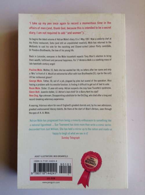 Adrian Mole: The Cappuccino Years by Sue Townsend