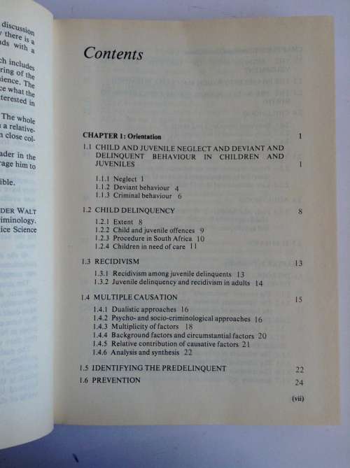 The Juvenile delinquent In Society By Cronje, G, Van der Walt, P.J., Retief, G.M., Naude, C.M.B.