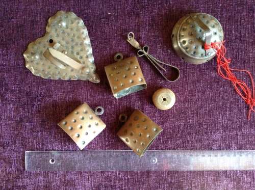 Antique Metal Hanging Bells