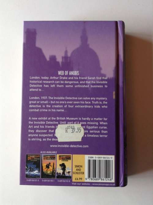 The Web of Anubis (Invisible Detective) by Justin Richards