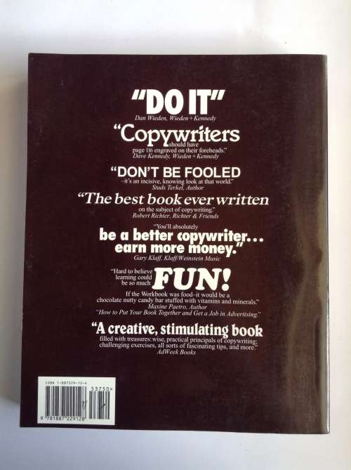 The Copy Workshop Workbook by Bruce H. Bendinger