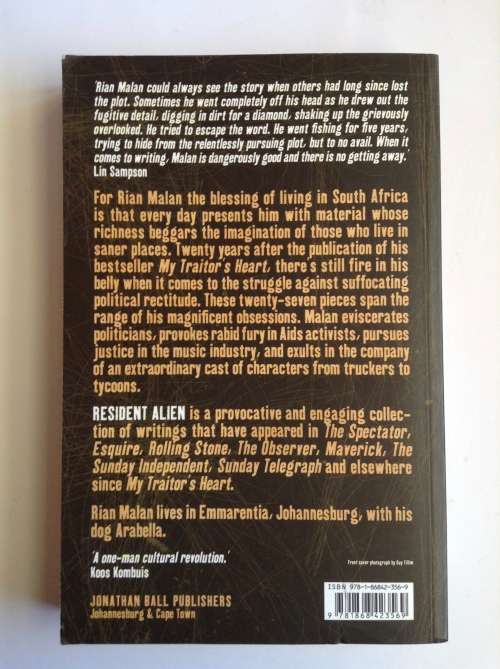 Rian Malan: Resident Alien (Book) + Alien Inboorling (CD)