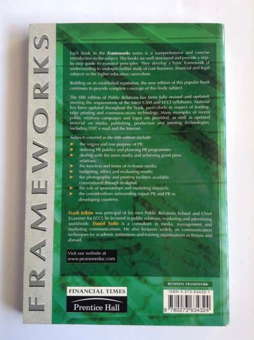 Public Relations by Frank Jefkins, Revised by Daniel L. Yadin (5th Edition)
