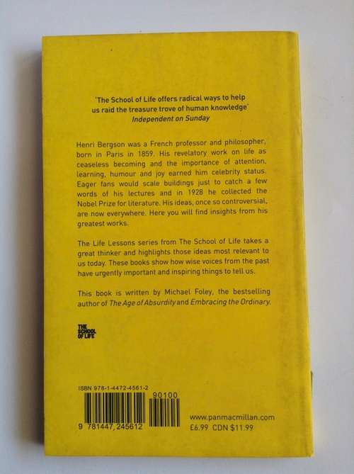 Life Lessons from Bergson by Michael Foley