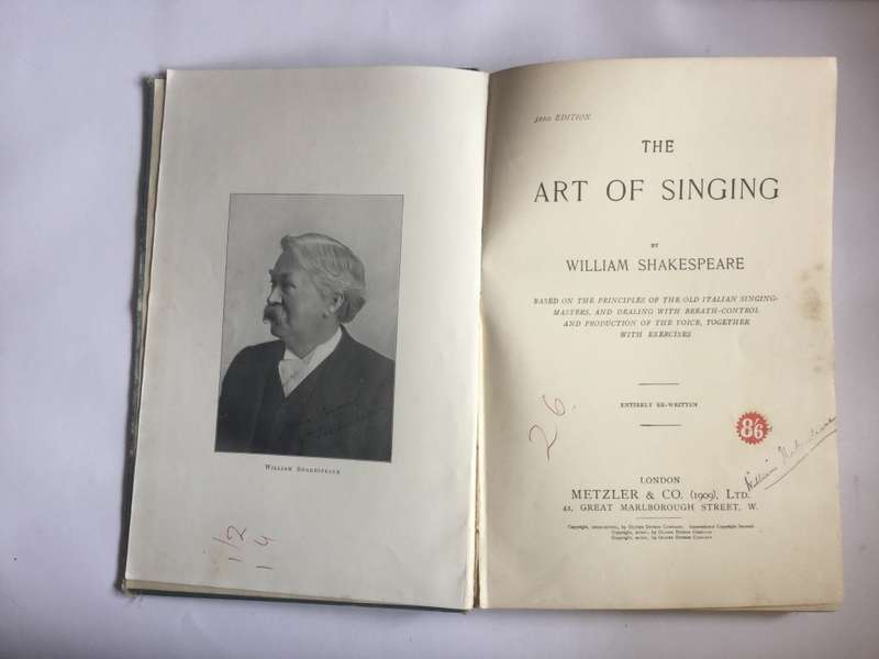 The Art of Singing by William Shakespeare (1910)