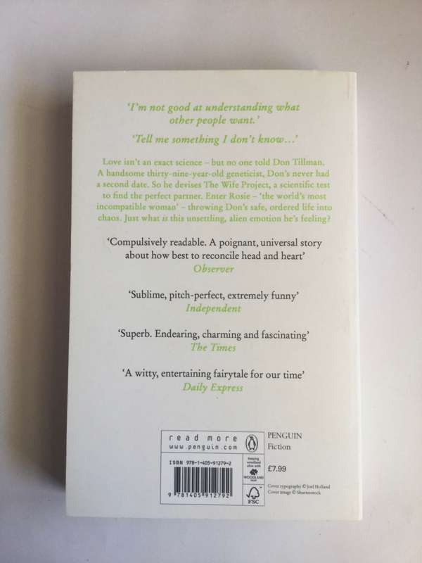 The Rosie Project by Graeme Simsion
