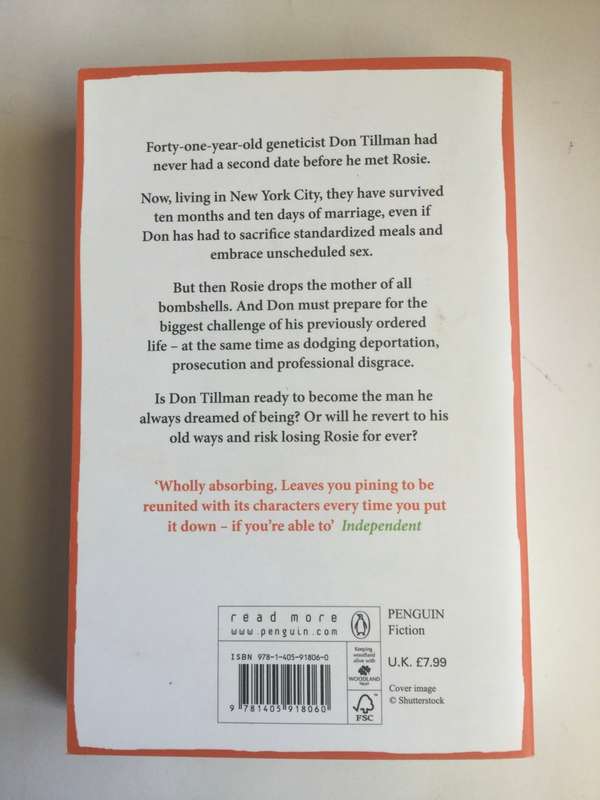 The Rosie Effect by Graeme Simsion