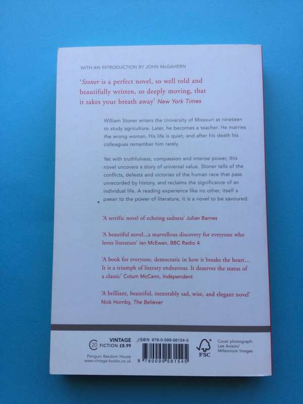 Stoner by John Williams ,  John McGahern  (Introduction)