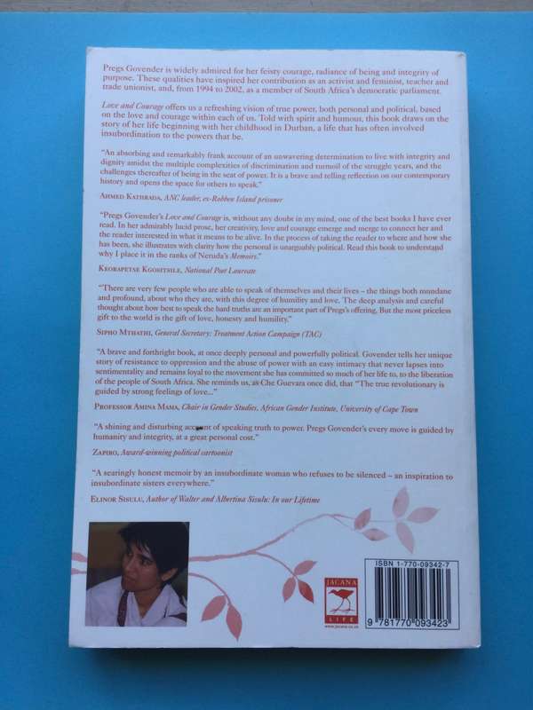 Love and Courage, A Story of Insubordination by Pregs Govender