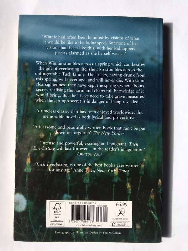 Tuck Everlasting by Natalie Babbitt