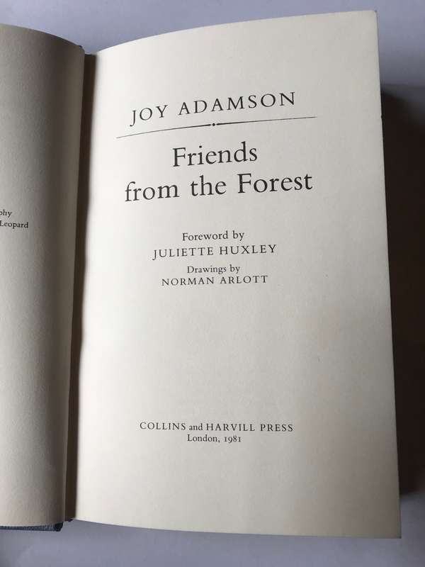 Friends from the Forest by Joy Adamson