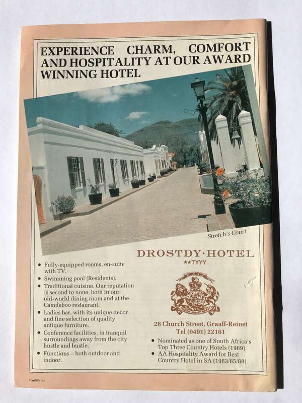 Middelburg Kaap/Cape 1990 (F.W de Klerk)