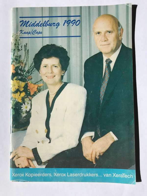 Middelburg Kaap/Cape 1990 (F.W de Klerk)