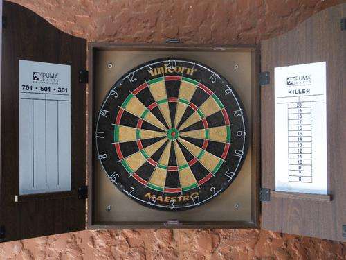 Brand New Puma Dart Board Cabinets - Walnut **Early Christmass Gift**