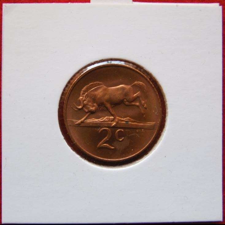 1965 S. Africa Van Riebeeck 2 Cent - Uncirculated